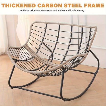 38.6-Inch Rocking Chair for Comfortable Everyday Seating in Living Room detail image