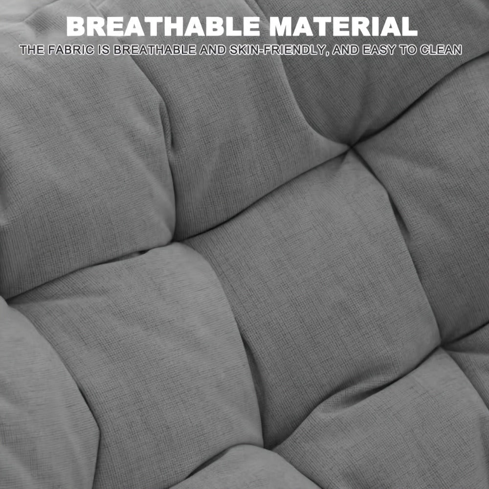38.6-Inch Rocking Chair for Comfortable Everyday Seating in Living Room detail image - detail view 6