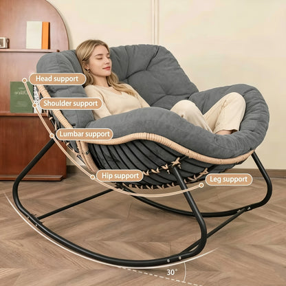 Rocking Chair shown in the Grey option