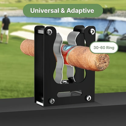 Magnetic Cigar Holder Heavy Duty Secure Grip - Fits Golf Carts, Beach Chairs, Fishing Rods & Boats | On-the-Go Smoking Accessory | 7 Colors | Cigar Enthusiast Gift