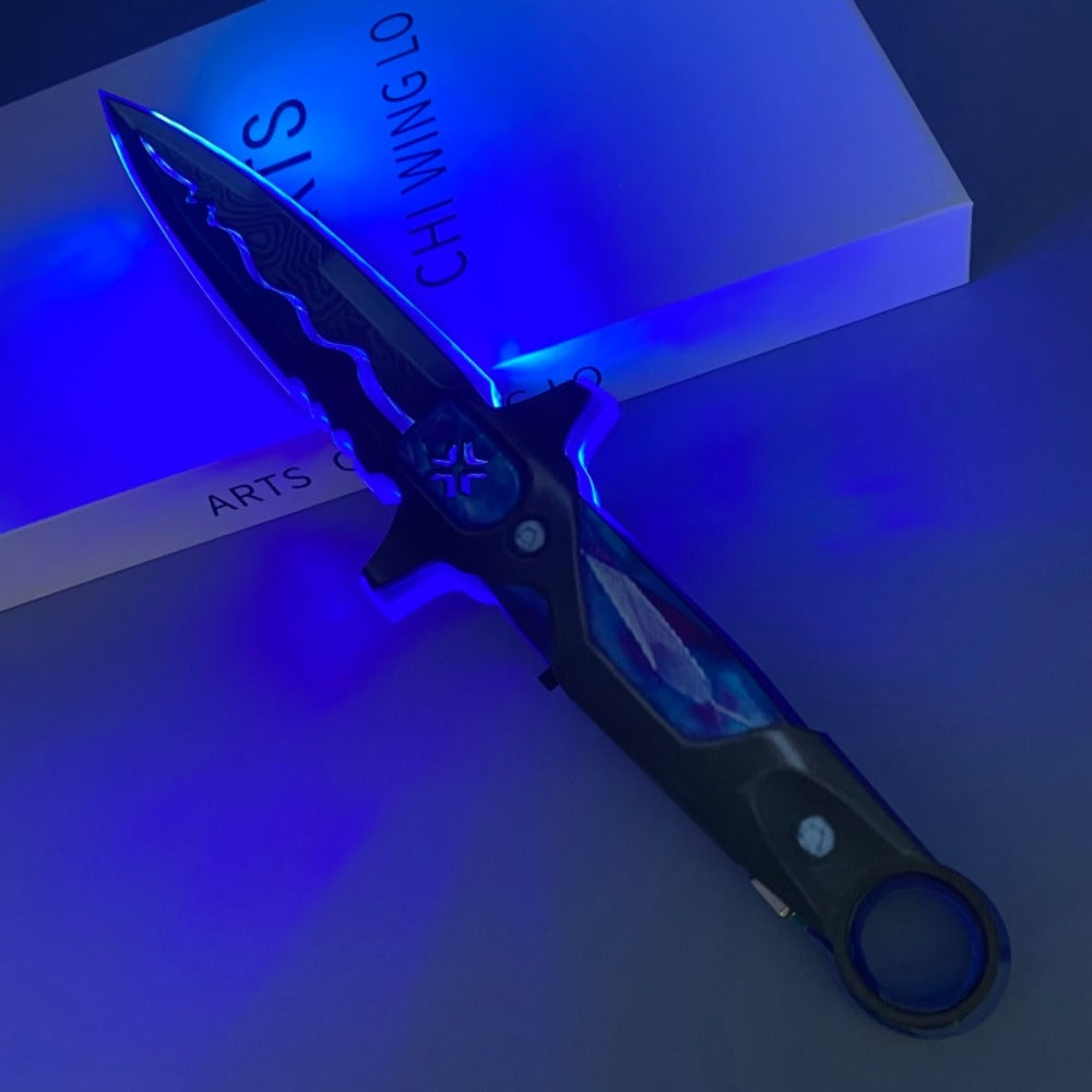 LED Light-Up Katana Toy Sword – Anime Cosplay Prop for Kids & Teens, Glowing Samurai Ninja Sword, Halloween Party Photo Prop, Blue Red Yellow Green, 11.8in 30cm