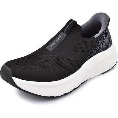 Men's Walking Shoes - Cushioned Support & Wide Toe Comfort