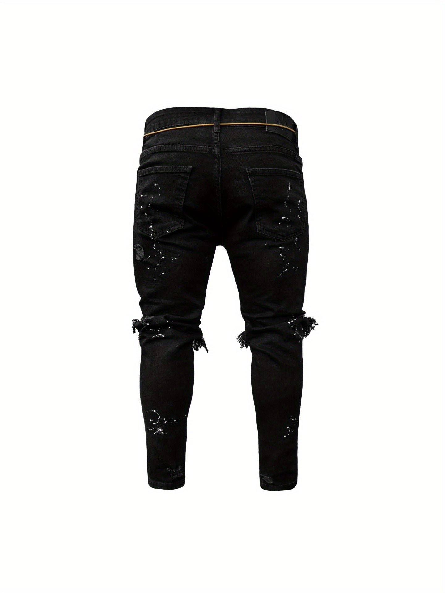 Men's Skinny Jeans - Classic Wash Distressed Modern