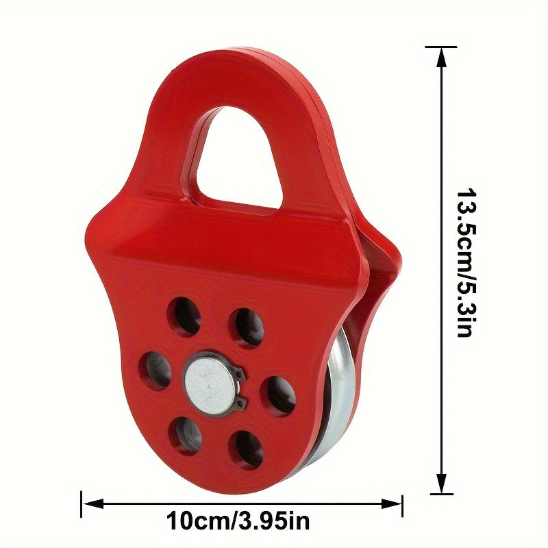 6-Ton Robust Winch Snatch Block, 13, 000 Lbs Load Capacity, Removable Surface, Made of Steel, Suitable for Trucks, Tractors, Atvs, Utvs, Perfect for Towing, Lifting, And Pulling in Off-Road Conditions