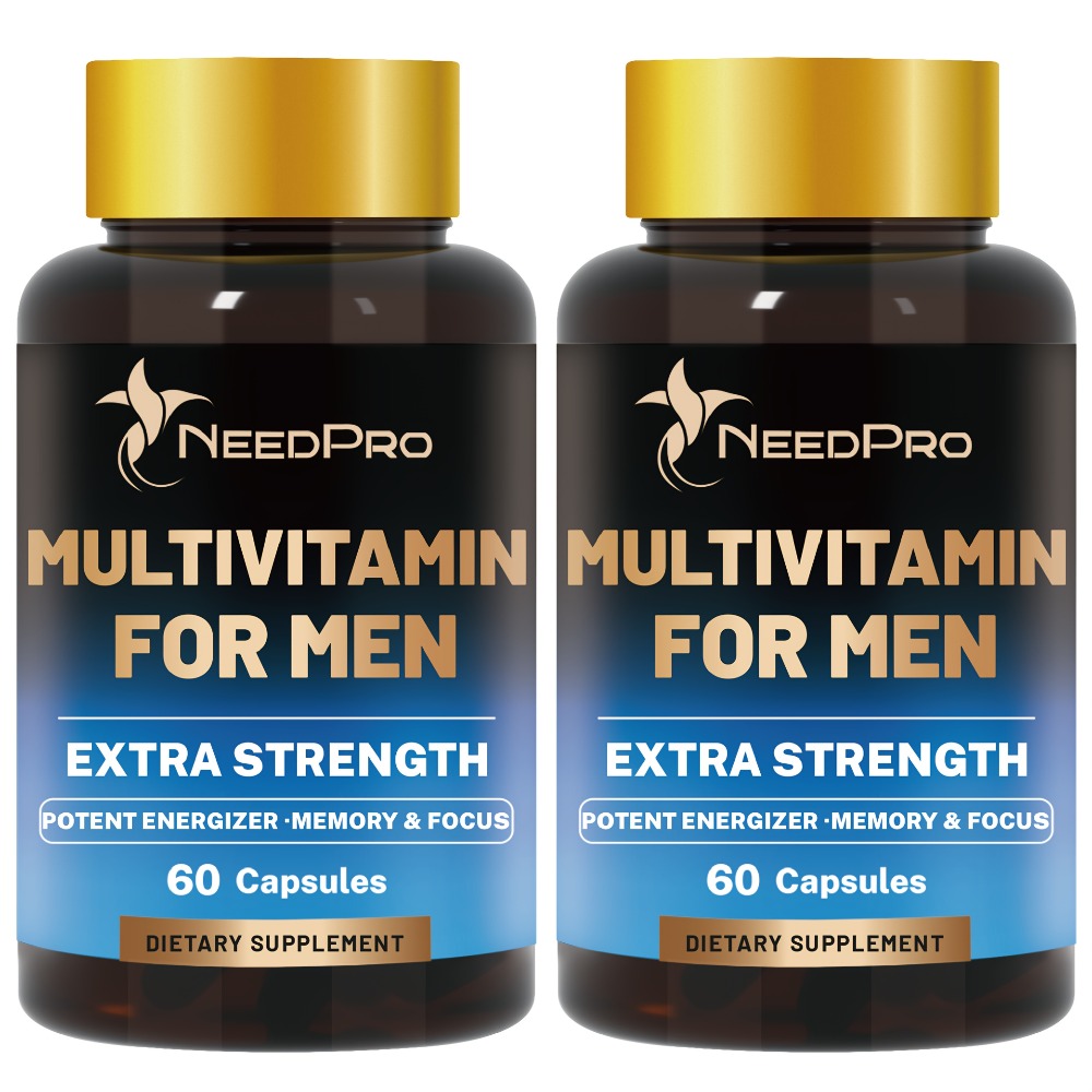 Men's Multivitamin 120 Capsules – Complete Daily Vitamin with Vitamin C, A, D, B6, B12, Zinc, Biotin & Folic Acid – Energy, Immunity & Exercise Support – Healthy Supplement for Men