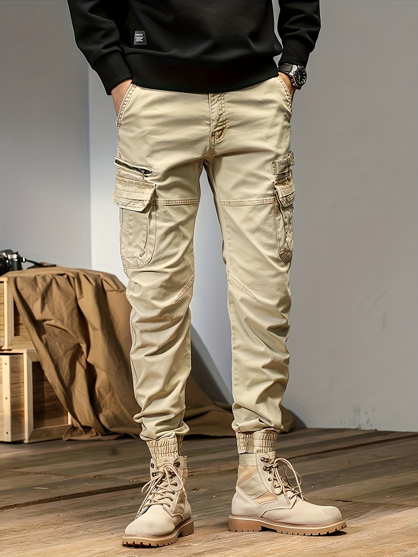 Men's Cargo Pants - Multi Pocket Travel Style