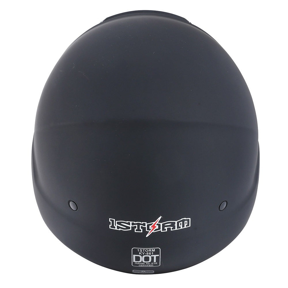 Motorcycle Full Face Helmet Open Face Helmet with Smoked Shield (Detachable Visor & Face Mask)