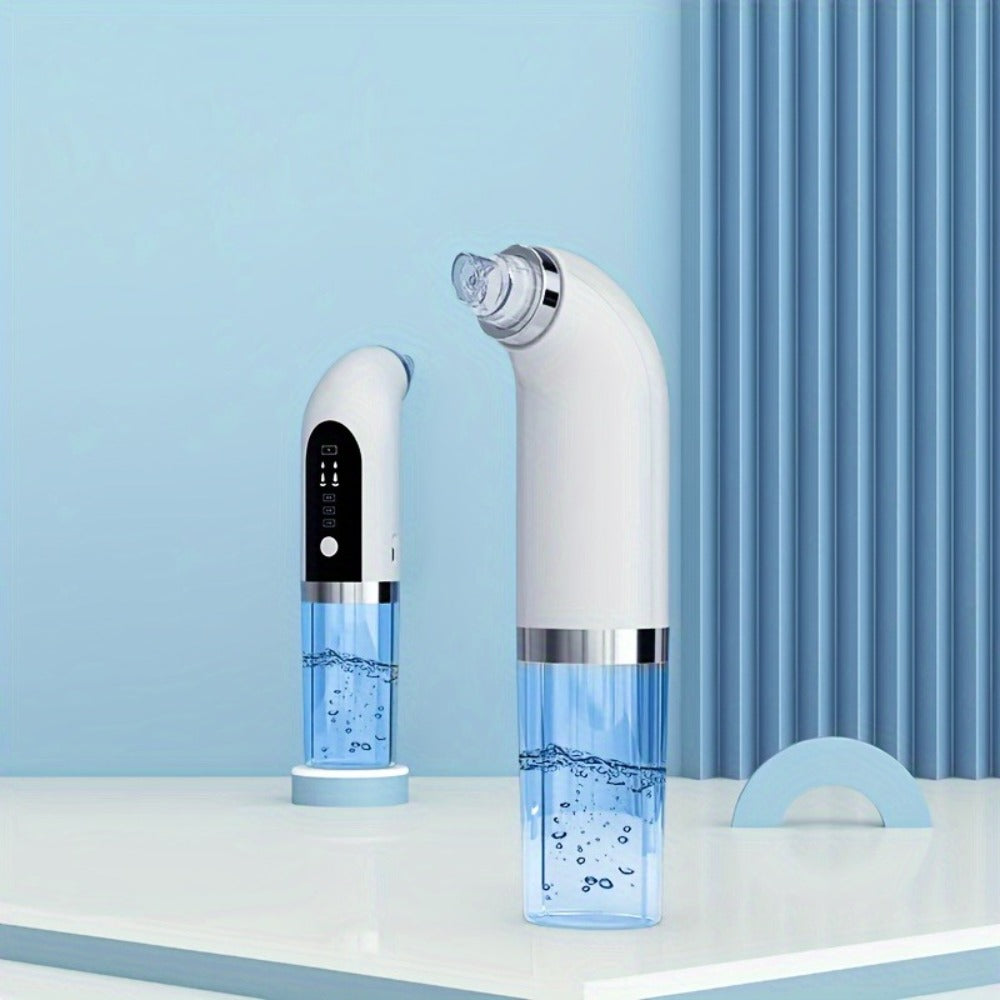 Pore Vacuum Blackhead Remover – 6 Interchangeable Heads & 3 Suction Levels, USB Rechargeable Electric Pore Cleaner, Visible Deep Cleansing Facial Extractor for Men & Women, All Skin Types