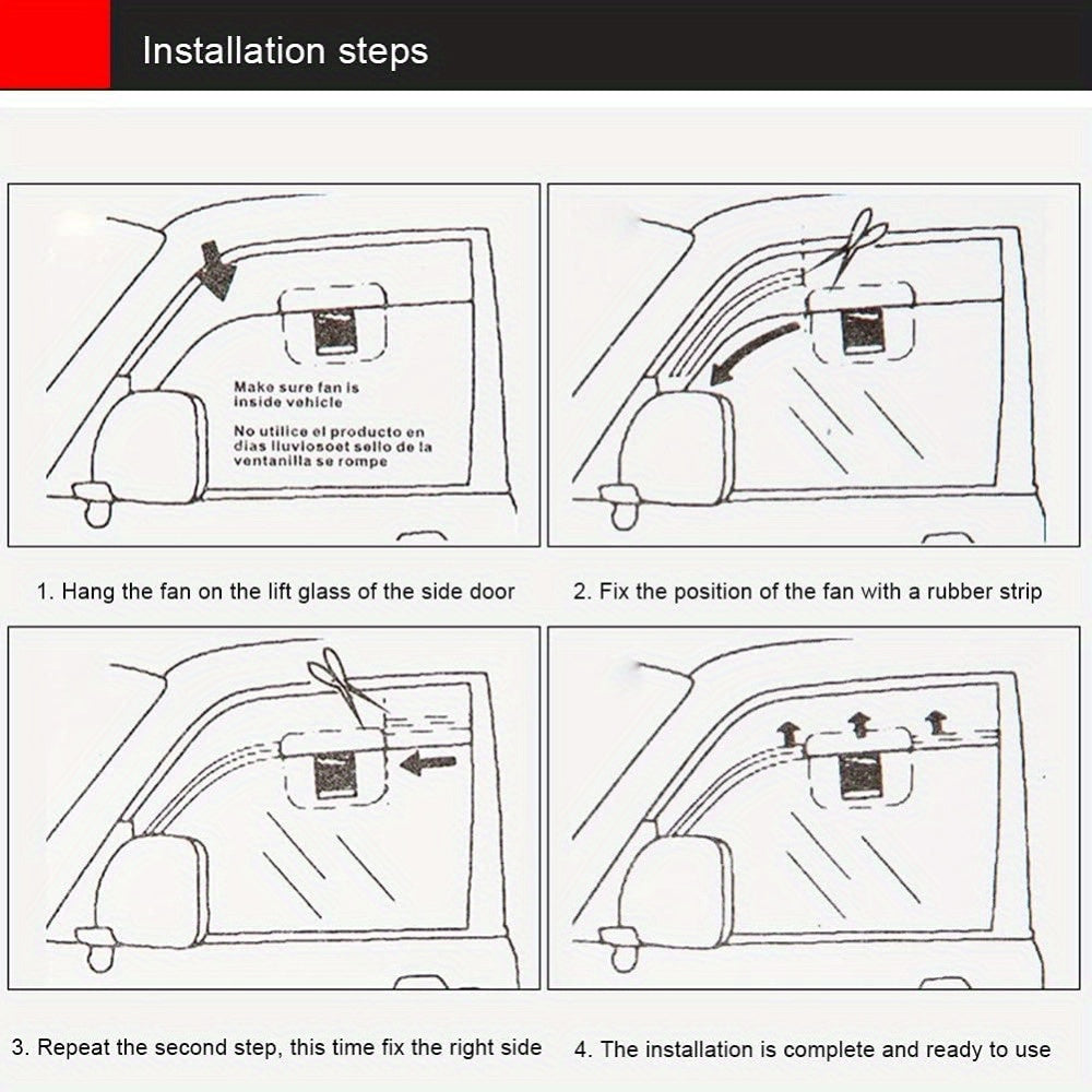 Solar - Powered   Window : Eliminate Smell (Black)