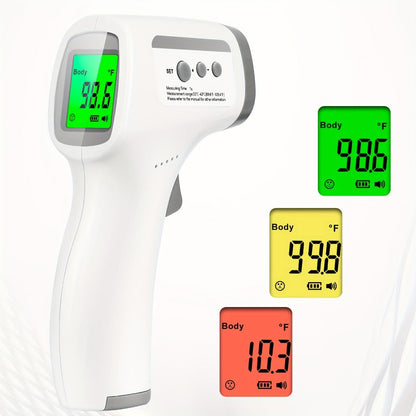 Non-Contact Forehead Thermometer Digital Infrared – 1-Second Instant Reading, Fever Alarm, 3-in-1 Forehead & Object Mode, FSA HSA Eligible, Silent & Memory Mode, 3 Backlights