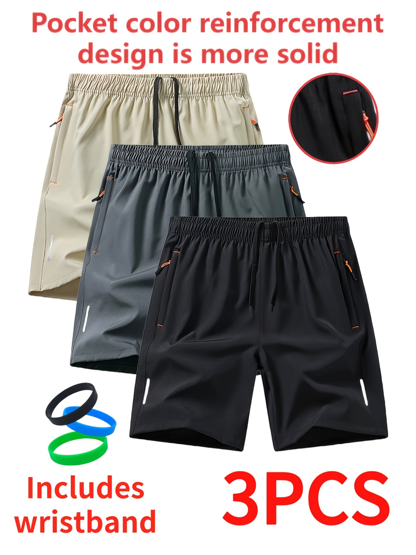 Men's Athletic Shorts - Stretch With Pockets Weekend Style