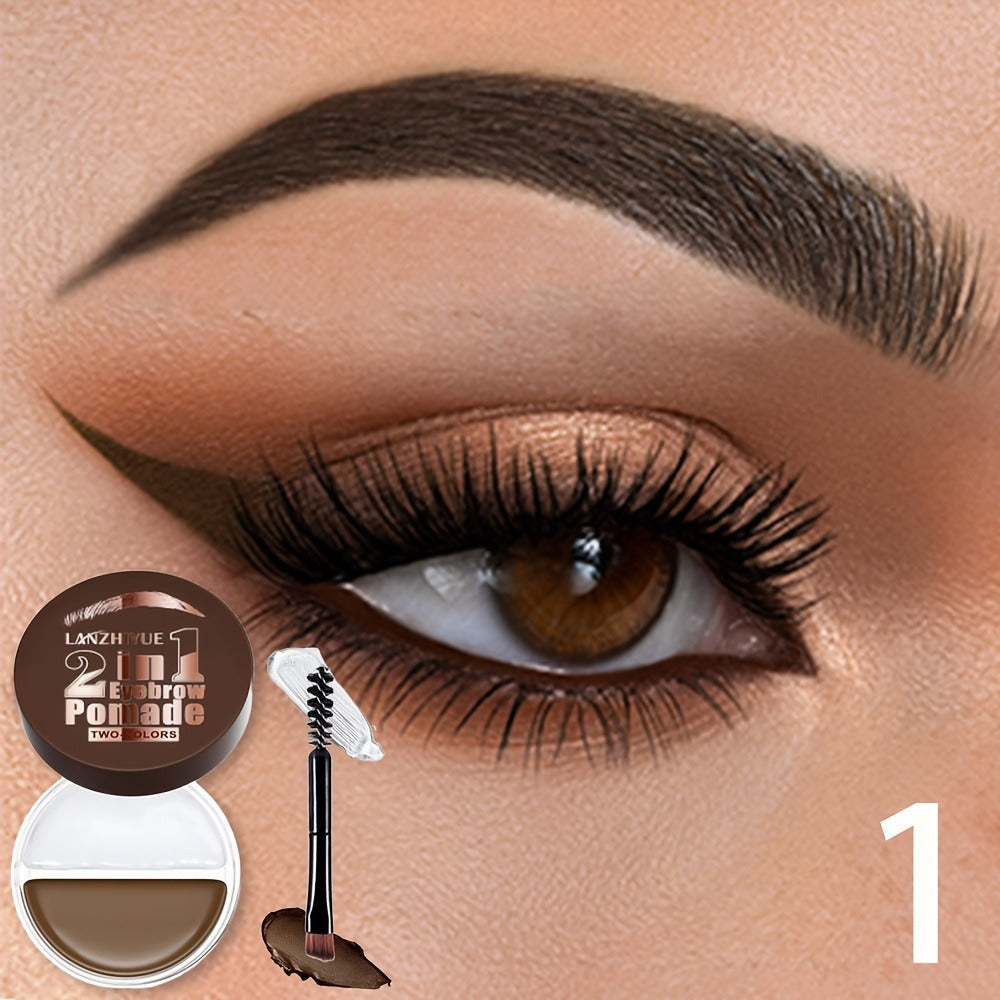 3D Microblading Brow Pen Waterproof Sweat-Proof Long-Lasting — Micro-Fork Tip Hair Stroke Effect Eyebrow Pencil with Brush Applicator Bold Precise Brow Definer 3 Shades All Skin Types