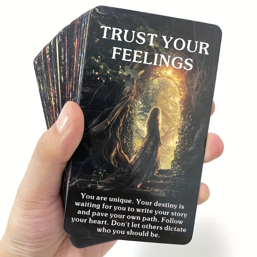 Magic Forest Oracle Cards Deck – Mystical Nature Divination Card Set for Beginners, Intuitive Guidance & Inspiration, Enchanted Woodland Tarot Cards for Adults & Teens, Spiritual Christmas & Birthday Gift