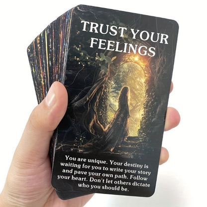 Magic Forest Oracle Cards Deck – Mystical Nature Divination Card Set for Beginners, Intuitive Guidance & Inspiration, Enchanted Woodland Tarot Cards for Adults & Teens, Spiritual Christmas & Birthday Gift