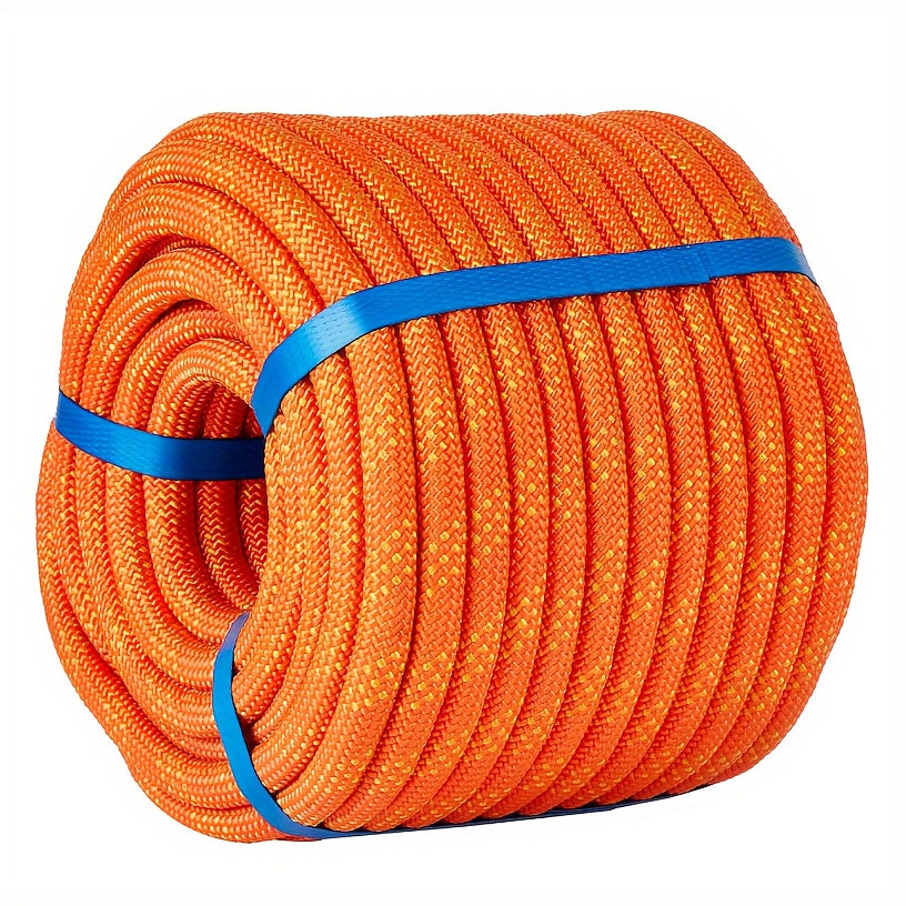 ERFEI 1/2 Inch 100Ft/150Ft/200Ft Double Braided Polyester Nylon Rope, Heavy-Duty Nylon Rope for Anchoring, Cargo Handling, Towing, And Sailing