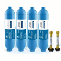 4 Water Filter+2 Flexible Hose Protector
