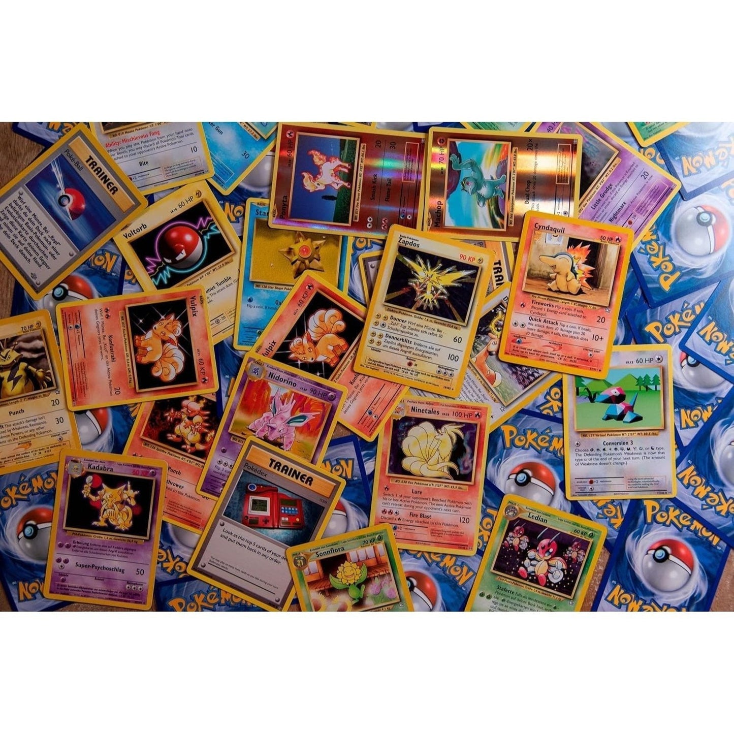 80 Pokemon Cards Foil Value Pack – Guaranteed Holo Rare Included, Vintage to Modern Sets 1996 to Today, Authentic TCG Bulk Lot for Kids, Fans & Collectors, Surprise Gift