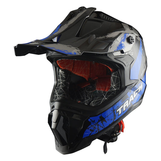 Adult Motorcycle Helmet ATV Dirt Bike Helmet Track Style