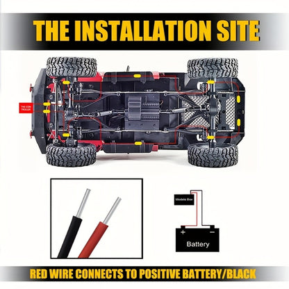 RGB Rock Lights Kit for Trucks & Cars, Sound-Activated LED Underbody Lights with APP & Remote Dual Control, 9 Large Beads Multicolor Chassis Neon Footwell Lighting for Pickup Off-Road