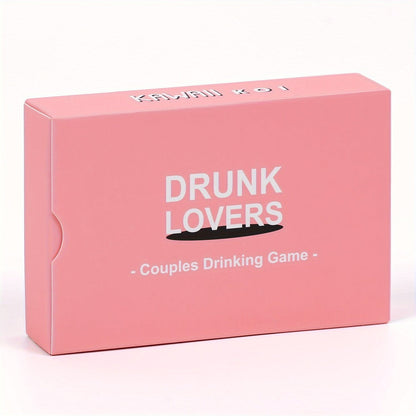 Drunk Lovers Couple Card Game – 54-Card Date Night Drinking Game for Couples | Dares, Flirty Fun & Intimacy | Anniversary Valentine's Day Wedding Gift