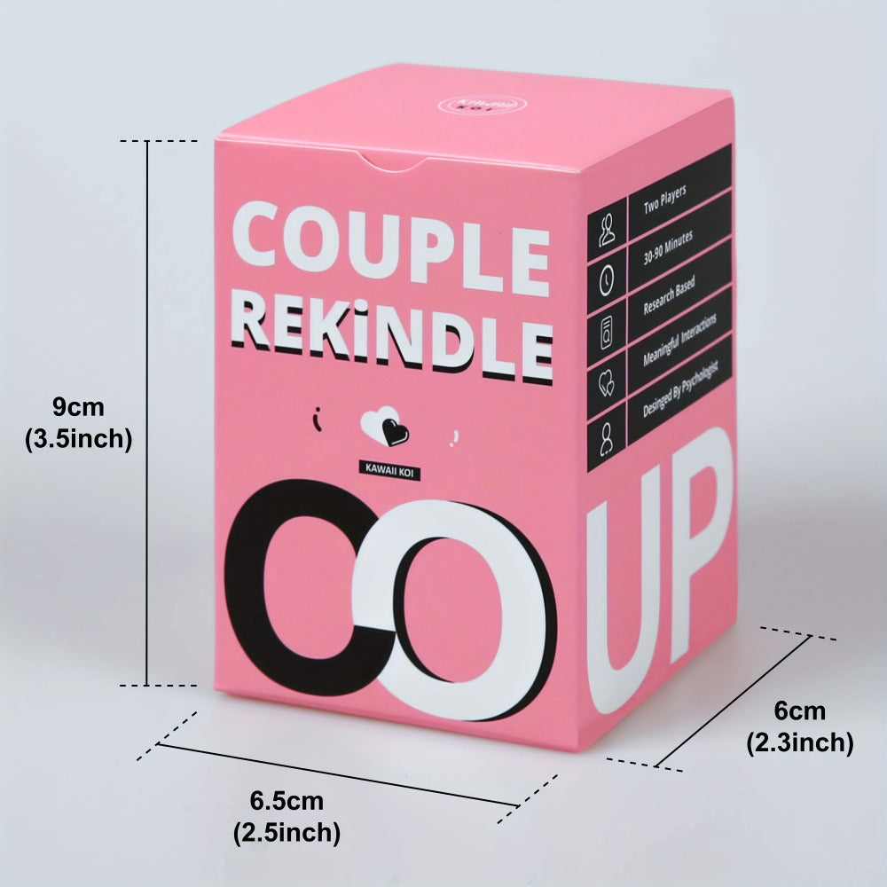 Couples Game for Date Night – 165 Conversation Starter Cards to Reconnect & Strengthen Your Bond | Fun Tabletop Card Game for Valentine's Day, Anniversary & Wedding Gift