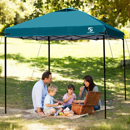 10x10 Canopy Replacement Top Cover for Straight Leg Tents – Ventilation Ports, Instant Shade, 11 Color Options – Waterproof Pop-Up Canopy Top for Camping, Outdoor Events & Backyard (Top Cover Only)