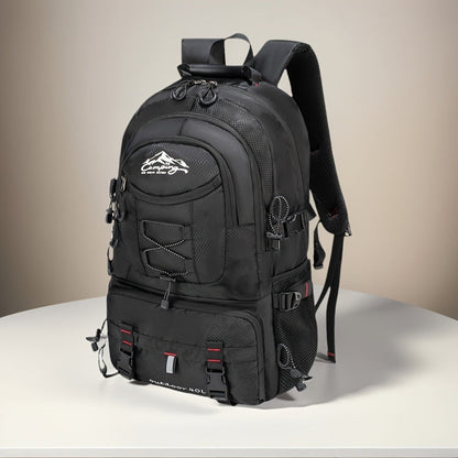 Hiking Backpack Large Capacity for Men & Women – Lightweight Durable Polyester Travel Pack with Adjustable Shoulder Straps, Ideal for Camping, Outdoors & Commuting