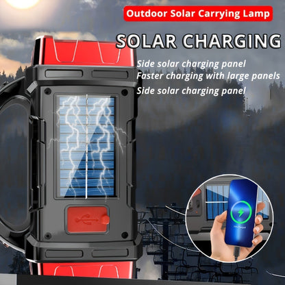Solar Rechargeable Flashlight 2-Pack, High Lumen LED Handheld Spotlight Searchlight USB-C Charging, Outdoor Torch for Camping Hunting Emergency Work Light, Buy 1 Get 2