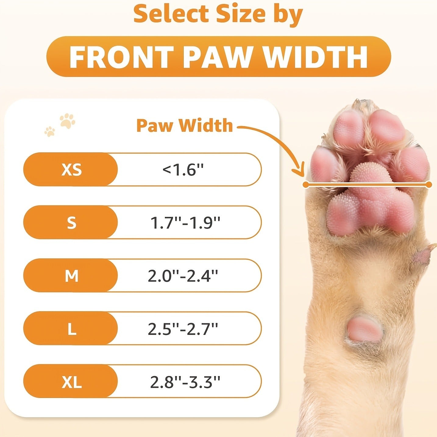 Non-Slip Dog Socks Double-Sided Grip Paw Protector with Adjustable Straps – Anti-Lick Dog Booties for Hardwood Floors, Senior Dogs & Injury Recovery, Sizes XS to L, Set of 4