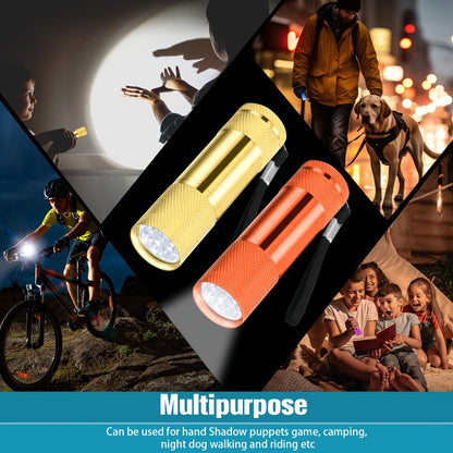 Mini Flashlights Bulk 48 Pack – Bright Aluminum Handheld LED Flashlight with Lanyard, Small Pocket Torch for Party Favors, Emergency, Hurricane, Night Reading, Camping & Hiking (Classic Color)