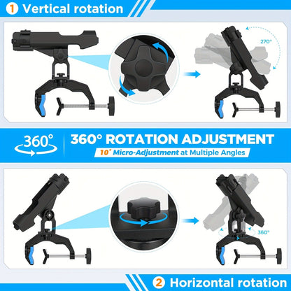 Boat Fishing Rod Holder – Durable Pole Holder for Fishing Boat & Canoe | 2-Pack / 4-Pack