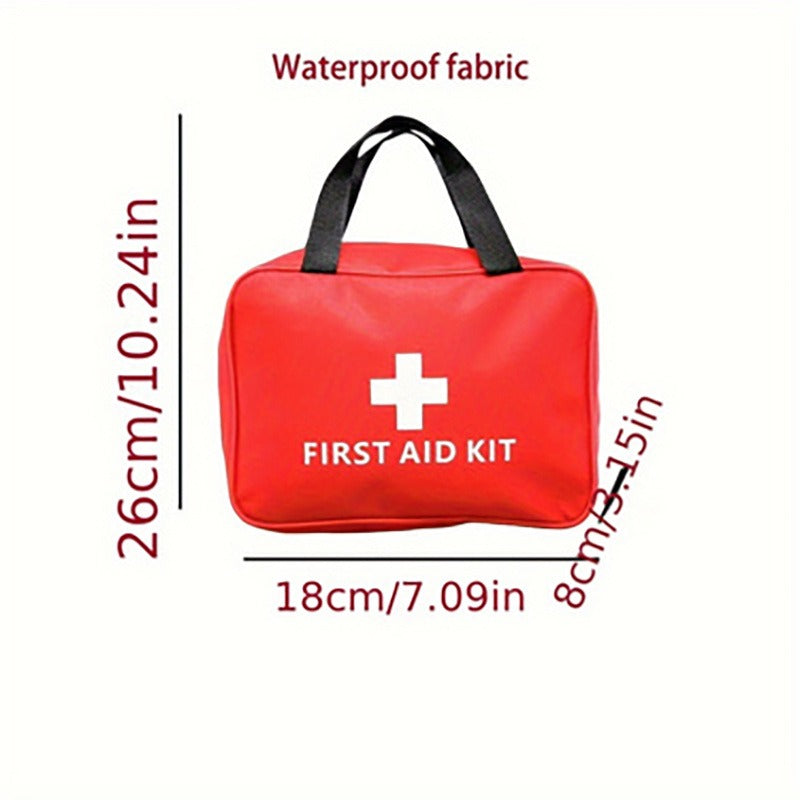 152 Piece Emergency Survival First Aid Kit – Portable Outdoor Camping Hiking Survival Kit with Professional Scissors, Forceps & Essential First Aid Supplies for Adventure, Travel & Emergency Preparedness