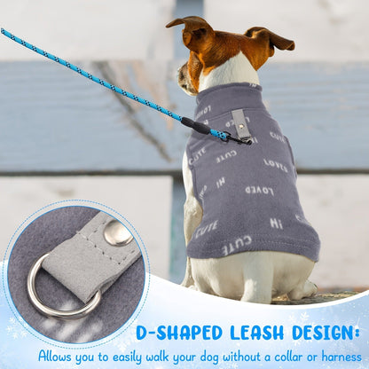 Small Dog Sweaters 10-Pack Fleece Plaid Pullover with Leash Ring – Soft Warm Winter Puppy Shirts for Small Breeds, Stylish Pet Clothes Bulk Set for Chihuahua, Poodle & Teacup Dogs