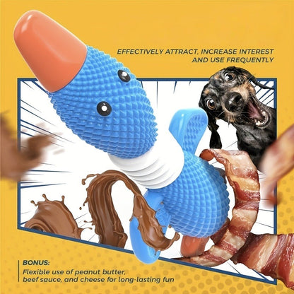 Indestructible Nylon Dog Chew Toy for Aggressive Chewers - Upgraded Tough Goose & Clownfish Design, Heavy Duty Durable Chew Toy for Large Medium Dogs, Teething Dental Cleaning Bone Toy
