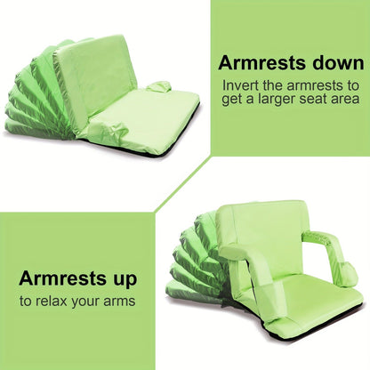 Padded Stadium Seats for Bleachers with Back Support 2-Pack