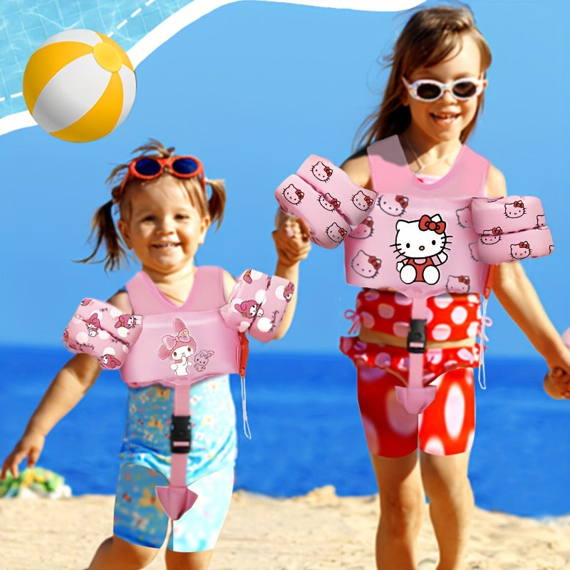 Toddler Swim Vest Kids Life Jacket Arm Floaties Sanrio 20-66lbs