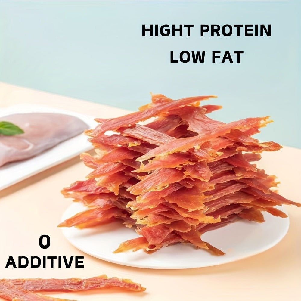 Chicken Jerky Dog Treats Real Pure Chicken Duck High Protein Low Fat Long Lasting Chews Healthy Digestible Training Reward Snack 200g 400g All Breeds