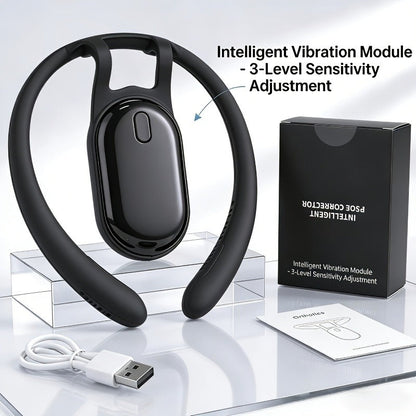 Smart Posture Corrector with Vibration Reminder – Intelligent LCD Back & Neck Brace for Hunchback Correction | Wearable Sitting Posture Reminder Device for Adults, Office Workers & Students