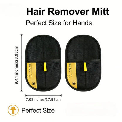 Pet Hair Removal Gloves 4-Pack – Static Elimination Technology, Reusable Lint Remover for Sofa, Bedding, Clothing, Blankets, Cat & Dog Beds, Plush Toys, Hard-to-Reach Areas