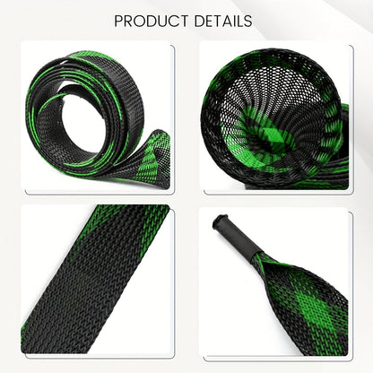 Fishing Rod Sleeve Socks 6/12pcs – PET Anti-Abrasion Rod Protectors for Fly, Spinning & Casting Rods