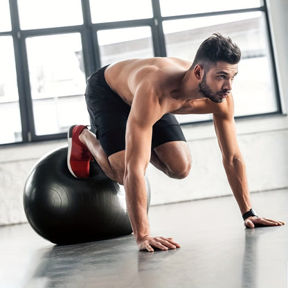 Exercise Ball 25 Inch Yoga Stability Ball 2-Pack Anti-Burst Fitness Balance Ball for Home Office Classroom Workout Core Training