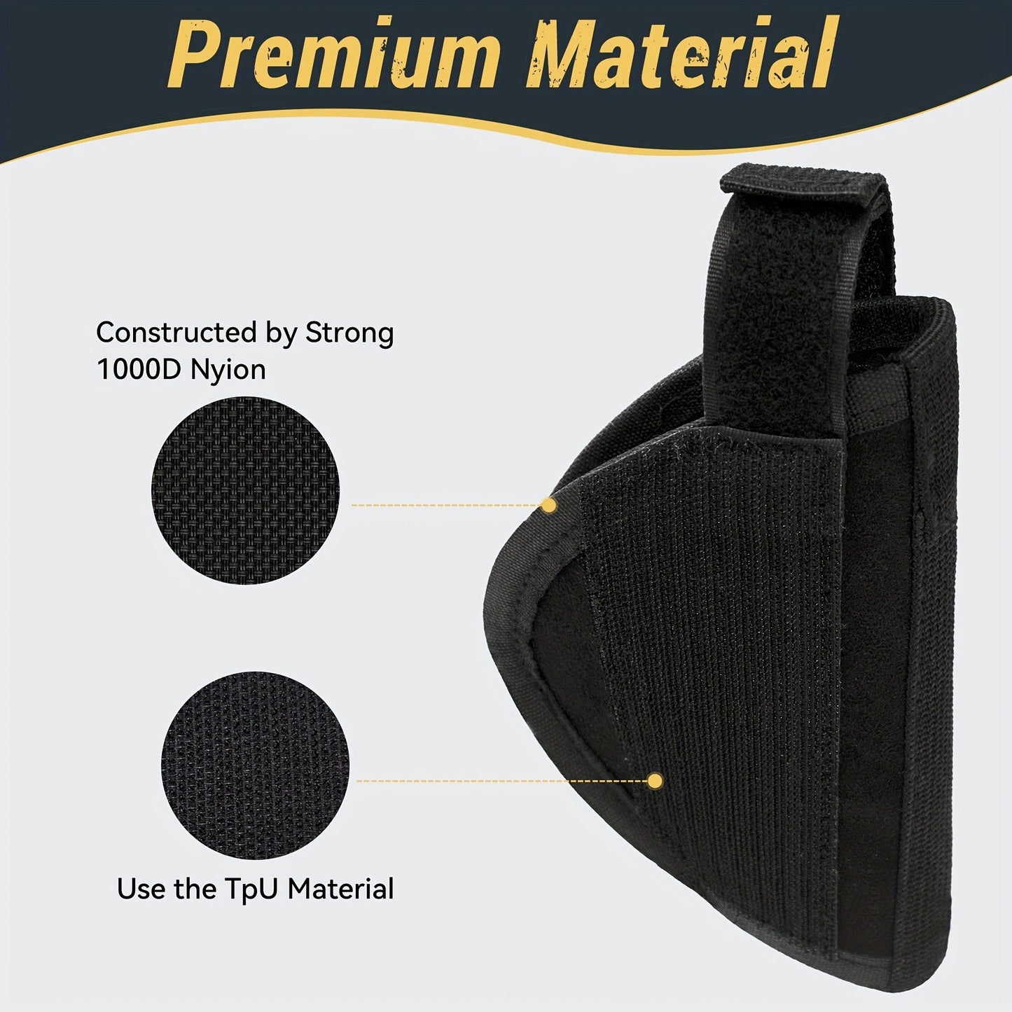 Lockable Soft Pistol Case Book-Style Handgun Storage Bag with Zipper - Discreet Portable Gun Case for 9mm & Most Handguns, Safe Transportation & Home Storage, Available in Black & Brown
