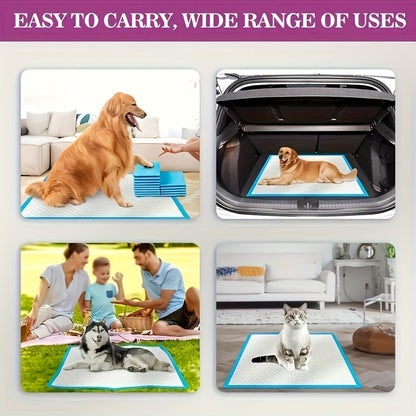 Puppy Pee Pads XXL 30x36 Inch 40 Count – 6-Layer Thickened Heavy Absorbent Disposable Dog Training Pads with Polymer Leak-Proof & Quick-Dry Technology for Dogs, Cats & Rabbits