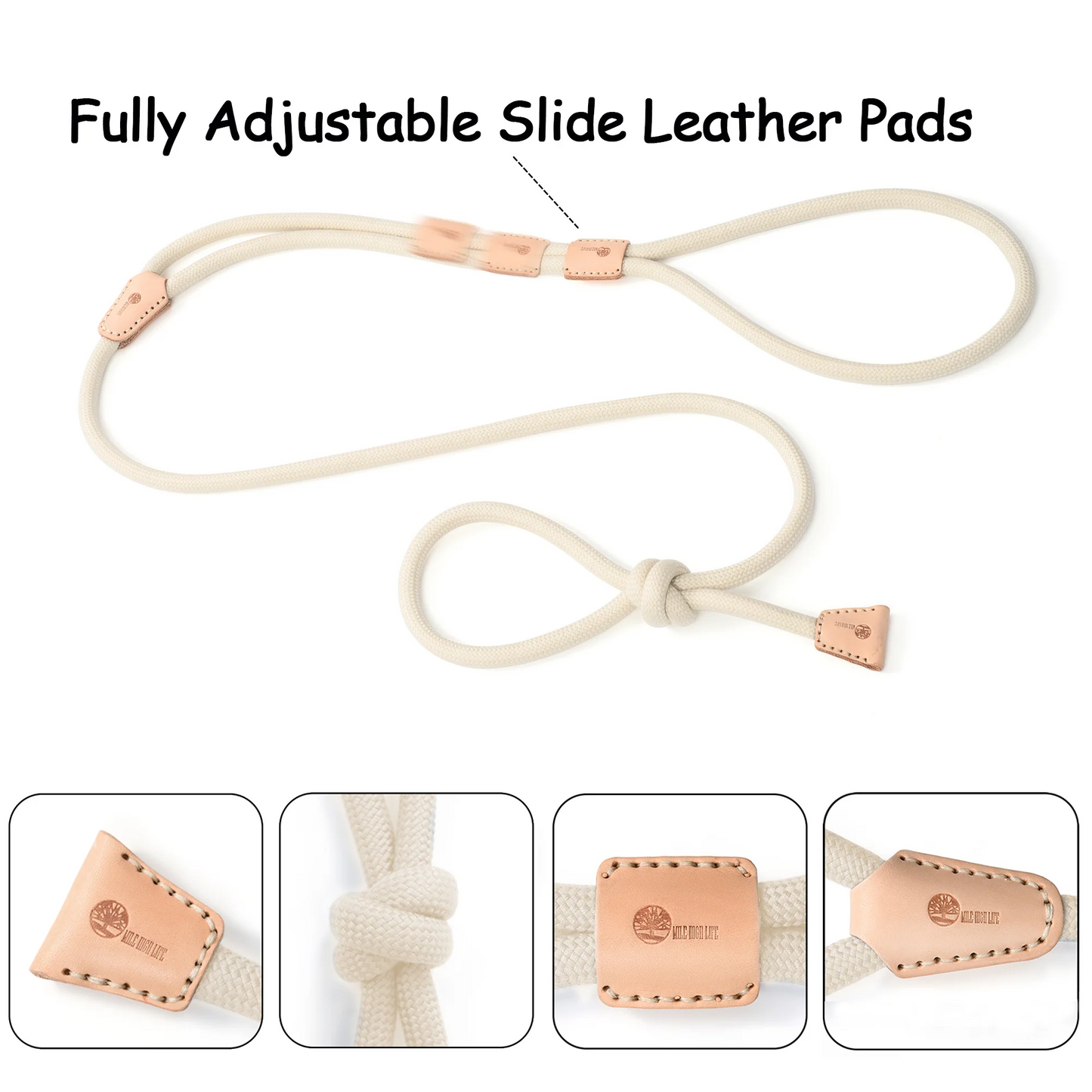 Dog Slip Leash and Harness 2-in-1 Rope Lead - No Pull All-in-One Training Leash for Puppies & Small Dogs, Adjustable Slip Lead with Soft Rope, Secure Control for Walking & Training