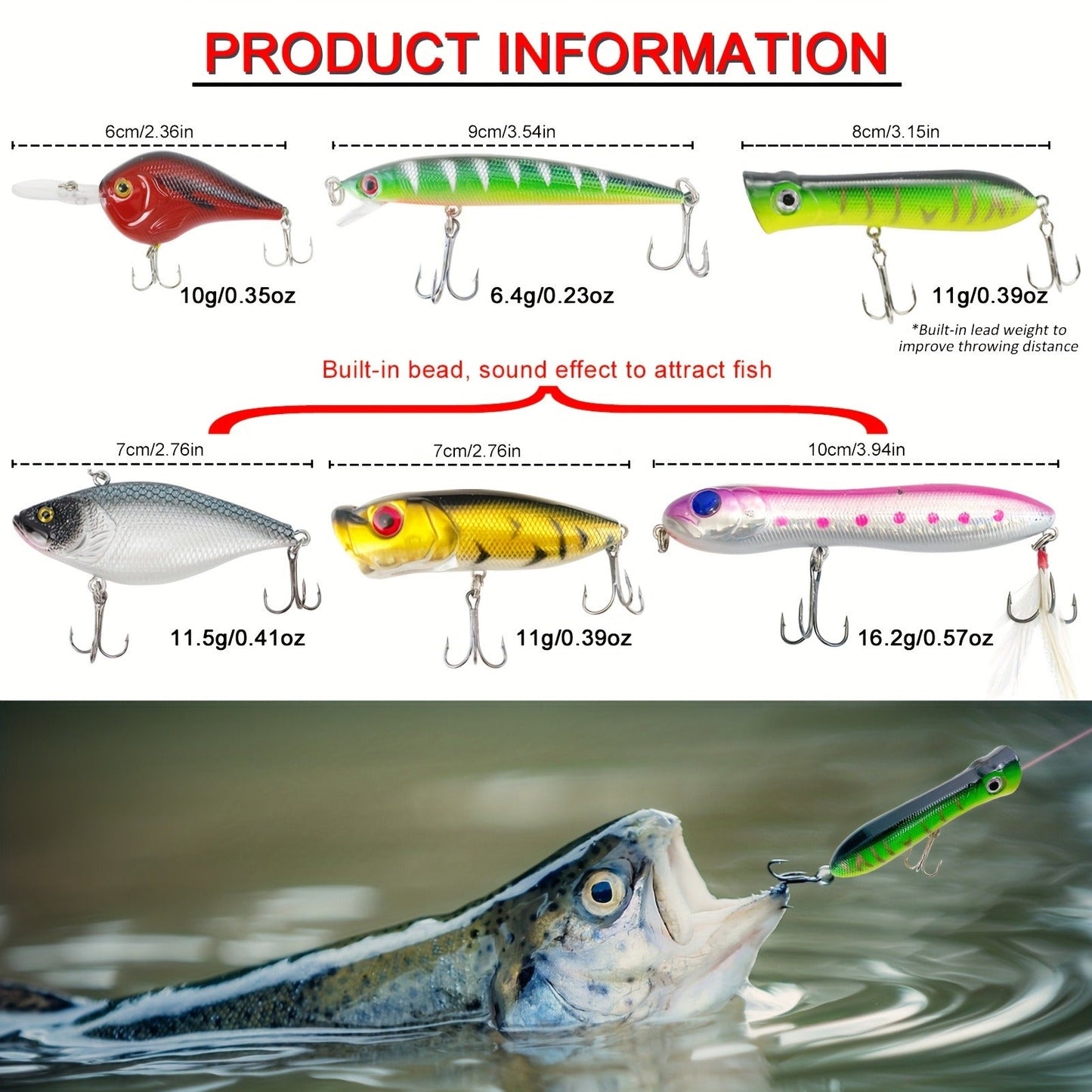 491-Piece Fishing Lures Kit – Complete Tackle Box Set with Soft Lures, Sinker Weights, Hooks, Jigs, Spinnerbait, Crankbait, Minnow & Plier for Freshwater & Saltwater | Fishing Gifts for Men