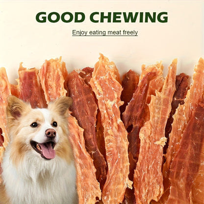 Cat & Dog Treats Chicken Jerky & Duck Jerky Combo – High Protein Grain Free Training Rewards, Dental Chews, Healthy Snacks for Puppies Kittens Adult Dogs Cats, Natural Pet Nutrition