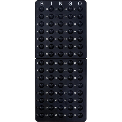 Deluxe Bingo Game Set with Stainless Steel Metal Cage | Includes Bingo Balls Cards & Colorful Chips | Classic Family Board Game for Game Nights Parties and Large Groups