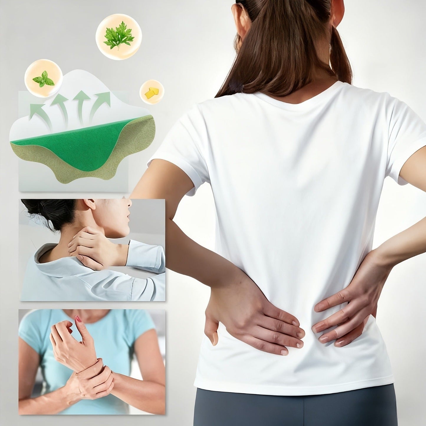 Pain Relief Patches 100pcs – Breathable Muscle & Joint Support Patches for Waist, Back, Knee, Elbow & Neck, Discreet Wear for Sports, Exercise & Home Use