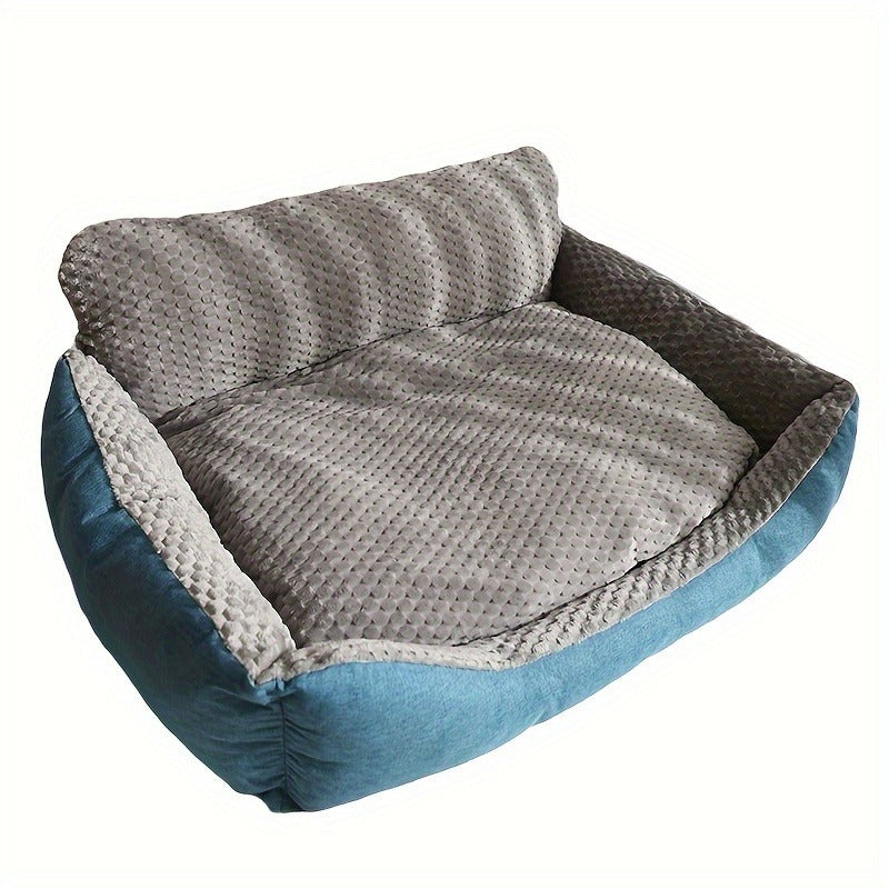 Orthopedic Dog Bed Luxury Extra Large Fluffy Winter Warm Pet Couch, Cat Sofa Kennel Cushion Pad for Small Medium Large Dogs Cats up to 110LB, 4 Sizes S to XL, Includes Cat Teaser Toy