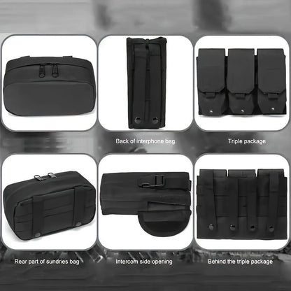 Tactical MOLLE Vest 6094 Adjustable Combat Chest Rig with Multi-Pocket System for Outdoor Hunting Training Airsoft CS Wargame Hiking Camping